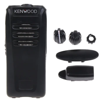 Корпус Передней панели-Крышка Корпуса + Комплект для замены ручки Совместим С Радиоприемниками Kenwood NX340 NX240 Walkie-Talkie E65C