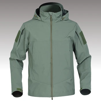 Мужская весенняя легкая тактическая куртка, армейские водонепроницаемые дышащие куртки-бомберы, повседневная походная верхняя одежда, пальто S-3XL