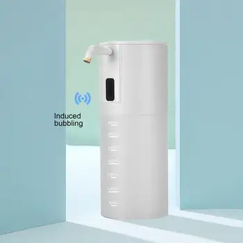 Дозатор жидкости для мытья посуды Интеллектуальный датчик Автоматическая Емкость дозатора мыла Водонепроницаемое мыло для рук с питанием от USB / аккумулятора