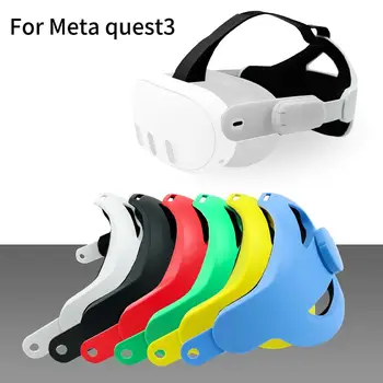 Регулируемый ремешок на голову для гарнитуры Meta Quest 3 VR, Аксессуары для контроллера гарнитуры, мягкая повязка на голову для Meta Quest 3 VR