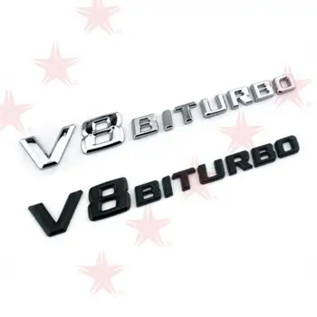 Для автомобиля Benz BITURBO 3D наклейки на автомобиль ABS буквенный логотип Авто Боковая наклейка Аксессуары для стайлинга автомобилей