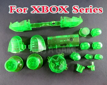 1 комплект Сменных пластиковых Кнопок для контроллера Xbox Серии S X LB RB LT RT Бамперы Триггеры D-pad ABXY Start Back Share keys
