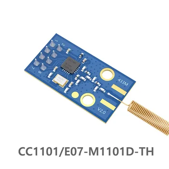 CC1101 10 МВт 433 МГц 500 м SPI SMD беспроводной радиочастотный передатчик и модуль приемника ebyte E07-M1101D-TH RFID с пружинной антенной