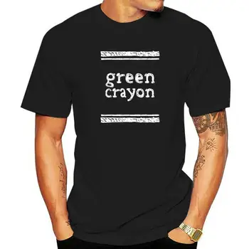 Зеленая футболка с мелками, забавный костюм, подходящая по цвету футболка с мелками, Европейские топы, хлопковые футболки для взрослых, Европа высокого качества