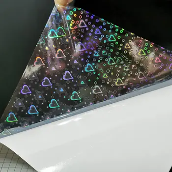 Водонепроницаемый быстросохнущий лазерный клей формата А4, прозрачная виниловая наклейка с рисунком любви, бумага для струйной печати, 20шт