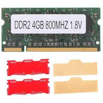 4 ГБ Оперативной Памяти Ноутбука DDR2 + Охлаждающий Жилет 800 МГц PC2 6400 SODIMM 2RX8 200 Контактов для Оперативной Памяти Ноутбука Intel AMD
