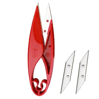 Nonvor 1 шт. U-образные швейные ножницы для резки пряжи, ниткорез, ножницы для вышивания крестиком, швейные принадлежности для рукоделия