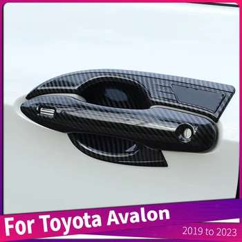 Материал ABS, накладки на наружные дверные ручки автомобиля, рамка крышки, автоаксессуары для Toyota Avalon с 2019 по 2023 год