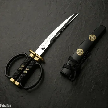 Ножницы в форме меча Японского самурая Катана, ткань для шитья, резак для вышивки, бумага ручной работы для портного ручной работы