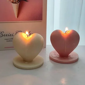Новая силиконовая форма с 3D рисунком любви, форма для изготовления мыла ручной работы, свеч из гипса, Форма для изготовления подарков на День Святого Валентина, Принадлежности и Аксессуары