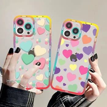 Чехол для телефона Love Heart для Samsung S 20 S 21 S 22 S 23 lite plus ultra Mobile Cover