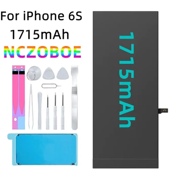 NCZOBOE Для iPhone Battery x 6s 7 6 8 8Plus XS/11/12 Аккумуляторная Батарея С Инструментами Реальной Замены Большой Емкости 0 Цикл