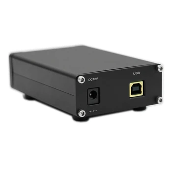 1 ШТ. цифровой аудио декодер HIFI DAC6 XMOS208 + ES9038, усилитель для наушников DAC из черного алюминиевого сплава, поддержка DSD
