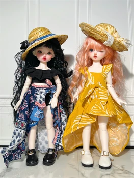Одежда для куклы BJD 1/6 размера, комплект милого летнего пляжного платья YOSD, одежда для куклы Bjd 1/6, аксессуары для куклы