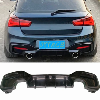 Для BMW 1 серии F20 M Sport M135i 2012-2014 2015-2017 Диффузор для губ заднего бампера ABS Черный глянцевый спойлер