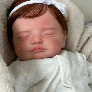 18-дюймовая Новорожденная Розали Реалистичные Куклы Reborn Baby Ручной Работы с 3D Росписью Кожи с Видимыми Венами Bebe Игрушки для девочек