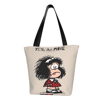 Сумка Mad Mafalda Эстетичный товар для женской модной сумки с забавными комиксами