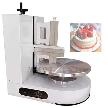 Машина для намазывания торта на день рождения Автоматическое оборудование для выпечки тортов, хлеба и масла Машина для украшения тортов