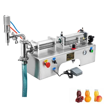 Полностью автоматическая машина для розлива жидкостей с двойной головкой для высокоточной розлива вязких напитков в оливковое масло