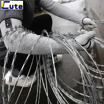 1 шт., Устойчивые к порезам и проколам рабочие перчатки HPPE уровня 5, защитные рабочие перчатки для обслуживания автомобиля