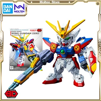 Bandai Original SD Gundam EX Standard Wing Gundam Zero Gunpla Модельный Комплект В Сборе