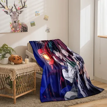 Новое фланелевое флисовое одеяло серии My Hero с 3D принтом, покрывало для дивана, осенне-зимнее толстое покрывало