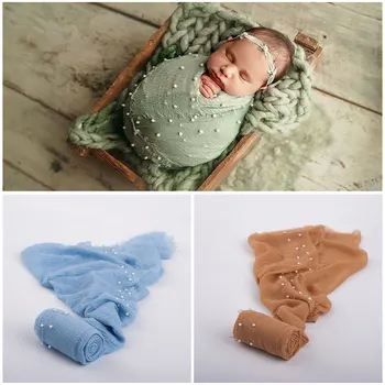 Новорожденный Реквизит для беременных, реквизит для детских фотосессий, одеяло для фотосъемки, Хлопчатобумажная трикотажная обертка, реквизит для фотосъемки новорожденных, одеяло, обертывания, шарф