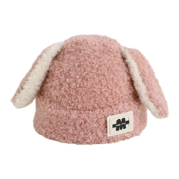 Теплая шапочка-ушанка для детей, модная шапка, мягкая и удобная грелка для ушей для малышей, стильная шапка-ушанка унисекс для мальчиков и девочек