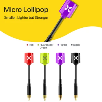 2ШТ Foxeer Micro Lollipop 5.8G 2.5DBi С Высоким Коэффициентом Усиления Omni RHCP FPV Антенна MMCX Прямоугольный RHCP UFL Супер Мини Для RC FPV Дрона