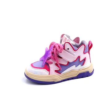 Детская спортивная обувь 2023, Осенняя новинка, повседневная обувь на мягкой подошве для девочек