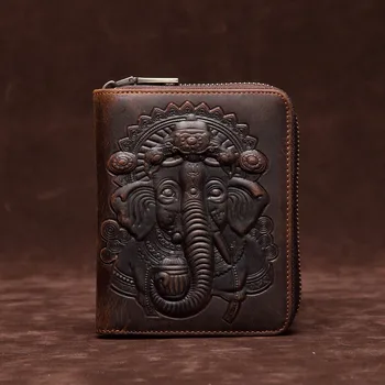 сумка для органных карт rfid из натуральной кожи, мужская сумка для паспорта crazy Horse, кожаная сумка для паспорта из воловьей кожи, футляр для кредитных карт на молнии большой емкости