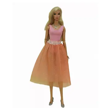 Розовое бикини и юбка с пайетками 1/6 BJD Одежда для куклы Барби Одежда для купальников купальник-монокини 11,5 