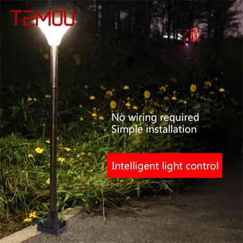 Современный Газонный светильник TEMOU Solar Light 39 светодиодов Водонепроницаемый IP65 Наружный Декоративный Светильник для внутреннего двора парка Сада