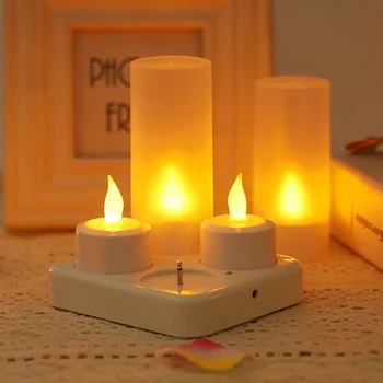 Электронная свеча с 4LED-подсветкой для бездымного бара courtyard ktv beauty club decoration