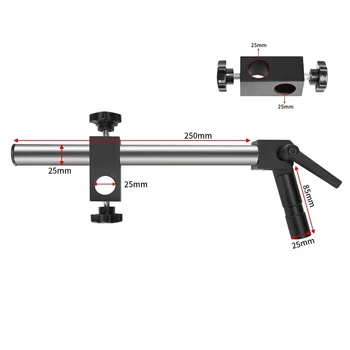 Регулируемый Универсальный Рычаг Диаметром 25 мм 32 мм Для Стойки Диаметром 25 мм 32 мм для Стереомикроскопической Подставки Для Видеокамеры