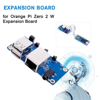 Для Orange Pi Zero 2 Вт Плата Расширения 24pin Интерфейс Ethernet 100 М Выходная Функция USB2.0 TVout Инфракрасный Расширитель Аудио-сигнала S7K9