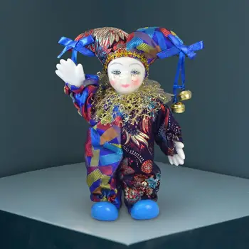 Фарфоровая Кукла-Клоун 7,87 