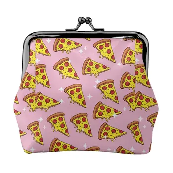 Кошелек для монет, женская мини-сумка для пиццы, женская сумка, держатель для ключей, кошелек