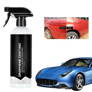 Керамическое покрытие для автомобильной краски Crystal Wax Spray Наногидрофобный жидкий полимерный Олеофобный спрей для защиты автомобиля от дождя