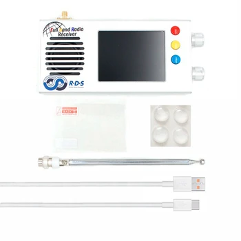 TEF6686 Полнодиапазонный FM/MW/коротковолновый HF /LW Радиоприемник 3,2-дюймовый ЖК-экран с прошивкой версии V1.18 Радиоприемника