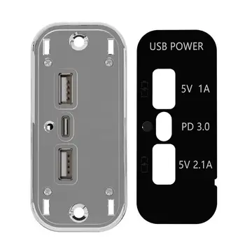3-Портовое автомобильное USB-зарядное устройство для мобильного телефона USB 3-портовый переходник для преобразования мощного автоматического зарядного устройства для автобусов, автомобилей, внедорожников, кораблей