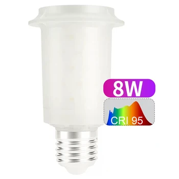 Высокий CRI RA 95-98 Светодиодный Детский светильник E27 Базовый Тип Натуральный белый 4000K 550 - 650lm 8 Вт Лампа с плоской головкой