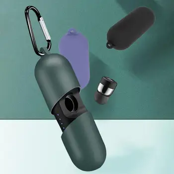 Простой защитный чехол для наушников Компактный Гибкий силиконовый силиконовый чехол для наушников Bluetooth, мягкий чехол для наушников