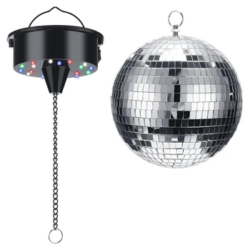 Декор для диско-шаров со светом и диско-шаром-светильник для диско-шаров на батарейках, Рождественская вечеринка, принадлежности для вечеринок в диджейском клубе Прочный
